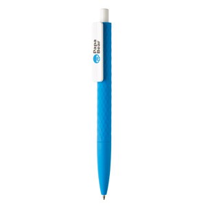 X3-Stift mit Smooth-Touch hellblau