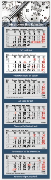 JUNIOR-6 | flatbarer 6-Monats-Kalender 