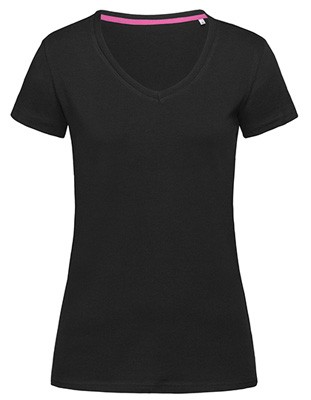Claire V-Neck Women Black-Opal