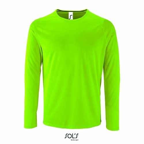 Men`s Long-Sleeve Sports T-Shirt Sporty