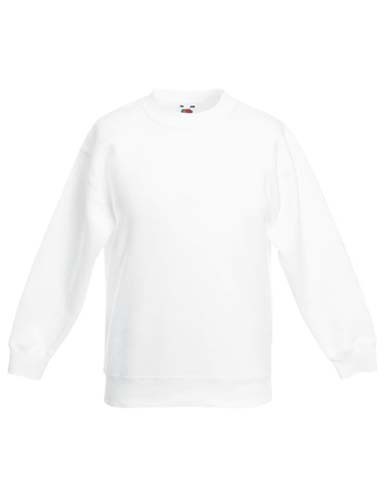 Kids Premium Set-In Sweat_White