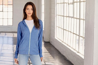 L-CV3939 Unisex Triblend Lightweight Hoodie