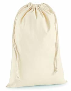 WM216 Baumwoll-Zuziehbeutel "Premium Cotton Stuff Bag"