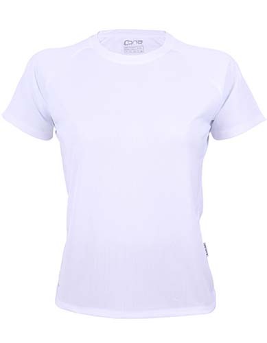 CN130 Rainbow Ladies` Tech Tee_White