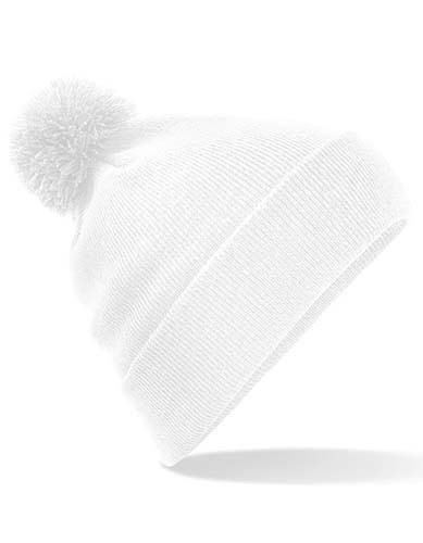 Original Pom Pom Beanie_White