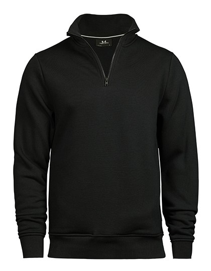 Reißverschluss Sweatshirt Black