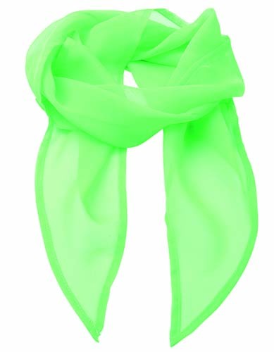 Women`s Colours Collection Chiffon Scarf_Apple