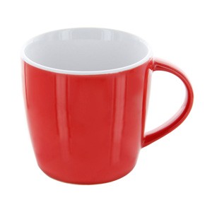 Tasse Emilia rot-weiß