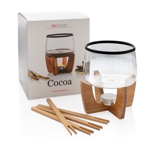 Cocoa Schokoladenfondue Set