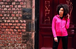 L-Z266F Ladies` Authentic Zipped Hood JacketRussell