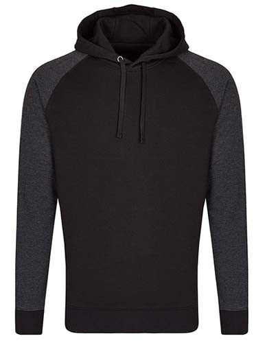 MY611 Men´s No Pocket Hoody_Black_Heather-Black