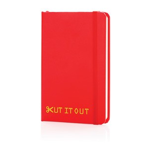 Basic Hardcover Notizbuch A6 hell rot