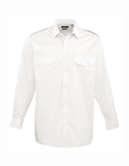 Pilot Shirt Longsleeve_White