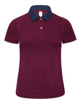 Polo Women Denim_Burgundy