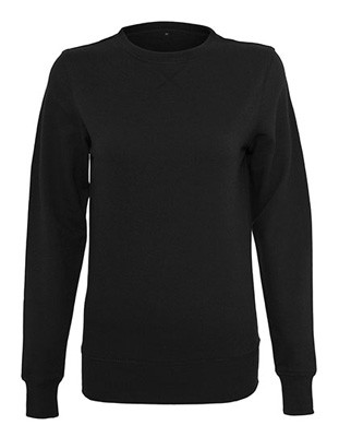 Ladies` Light Crewneck Black