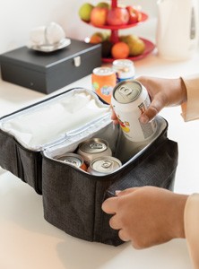 Kühltasche mit 2 isolierten Fächern