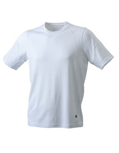 JN306 Men`s Running-T_White_White