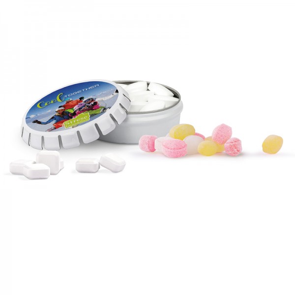 Ju-1012 Quick Box Dose, Pfefferminzpastillen zuckerfrei