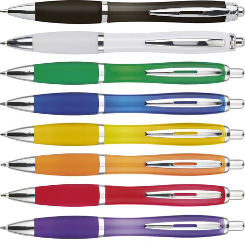 3015 Transparenter Kugelschreiber "Newport" violett