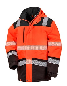 Sicherheitsmantel Fluorescent-Orange_Black