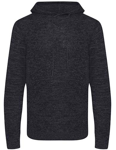 Iguazu Regen Knitted Hoody_Charcoal_Black
