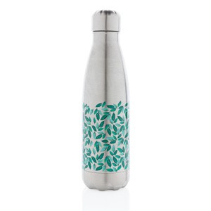 Stainless Steel Flasche silber