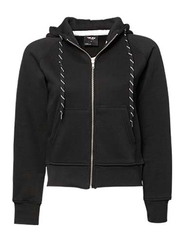 TJ5436N Ladies` Fashion Full Zip Hood_Black