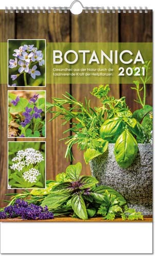 Bildkalender deutsch BOTANICA mit Wire-O Drahtbindung