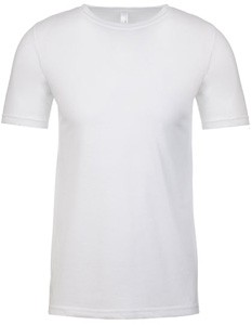 Poly/Cotton Crew Tee White